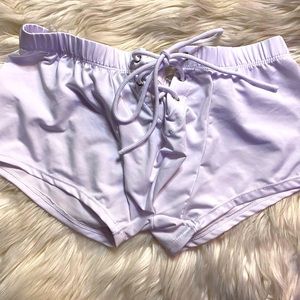 Blue Line Swim Trunks